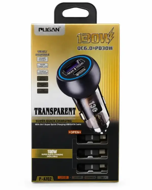 130 Pugan Super Quick Charger For Car
