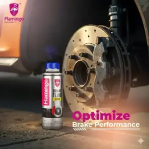 Flamingo Brake Fluid DOT 4 – High-Performance Synthetic Hydraulic Fluid for Safe and Reliable Braking