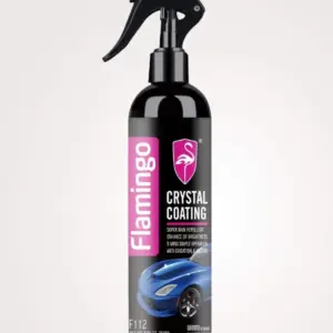 Flamingo Crystal Coating 250ml – Nano Ceramic Coating for Car & Motorcycle, Waterproof High Gloss