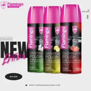 Flamingo Dashboard Polish 450ml – Glossy Finish for Interior