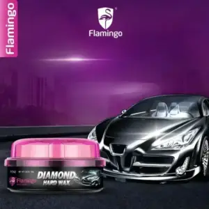 Flamingo Diamond Hard Wax 200g – Premium Car Polish, Carnauba Wax Paint Protection, High Gloss Car Wax