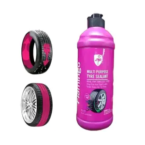 Flamingo Instant Puncture Repair Sealant Gel 500ml | For Cars, Bikes & More | Fix Flat Tyres in Minutes!