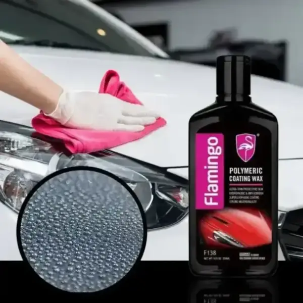 Flamingo Polymeric Coating Wax 300 ML – Advanced Protective Wax for Superior Shine and Durability
