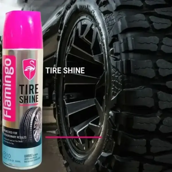 Flamingo Tire Shine 500ML - Get Your Tires Shining and Protected