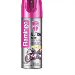 Flamingo Ultra Shine 11 – One-Step Cleaning & Polishing Spray for Car & Motorcycle