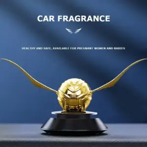 Golden Wings Car Dashboard Showpiece