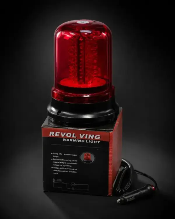 Revolving Warning Light / Emergency Beacon Light – Red