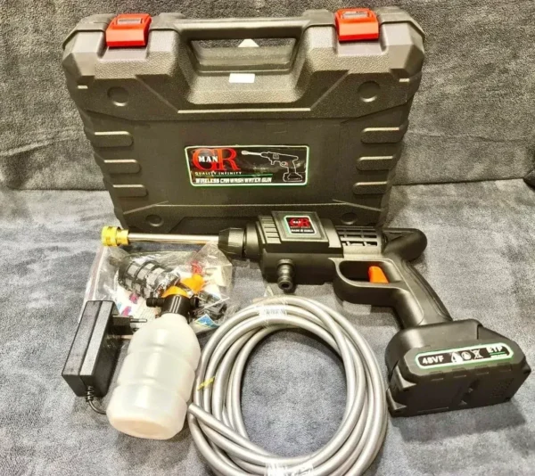 48VF cordless portable high-pressure car washer gun