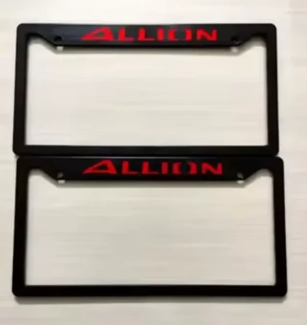 ALL Car Number Plate Frame 2pcs – Elevate Your Car’s Look with a Sporty Touch