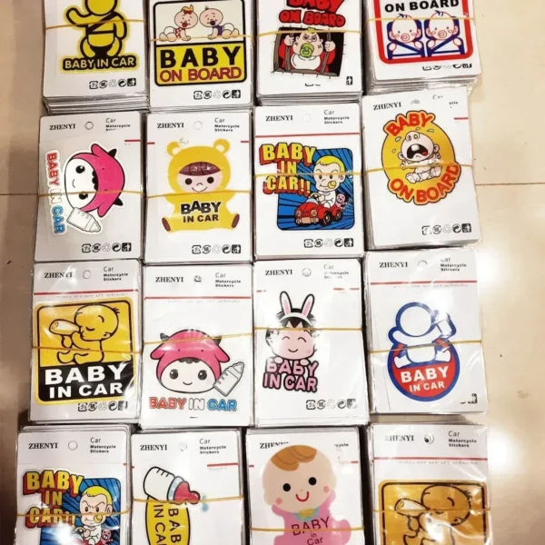 Baby In Car Sticker