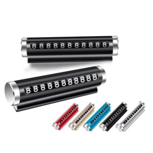 Metal Car Parking Number Card - Roller Type Set Any Number