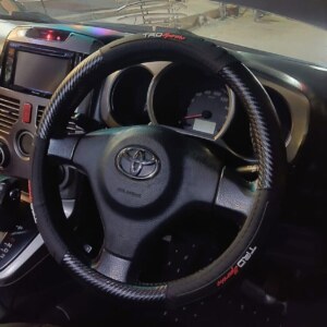 TRD Half Carbon Steering Cover – Premium Look and Comfort Drive
