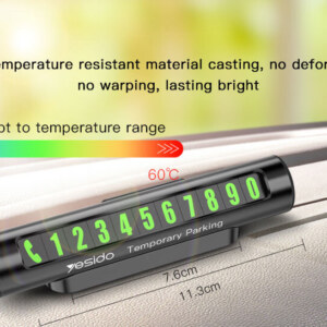 C68 Privacy Protection Night Luminous Mobile Phone Number Card Temporary Parking Number Plate