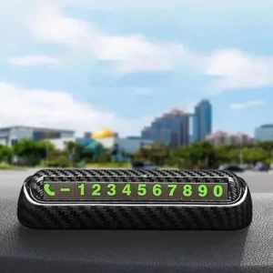 Car Parking Number Guard Carbon
