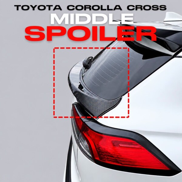 Corolla Cross Middle Carbon Spoiler