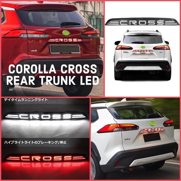 Corolla Cross Rear Trunk LED available
