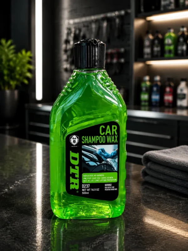 DTR Car Shampoo wash & Wax 2-in-1 – Deep Clean + Shine (500ml)