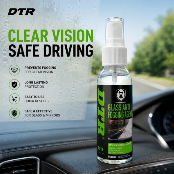 DTR Glass Anti-Fogging Agent – Car Windshield Anti-Fog Spray