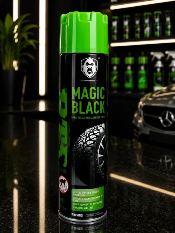 DTR Magic Black Tire Polish & Cleaner 650ml – Cleaner, Polish & Pet Repellent