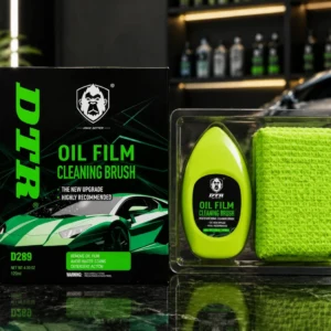 DTR Oil Film Cleaning Brush 120ml | Car Windshield Glass Cleaner with Built-in Sponge Applicator