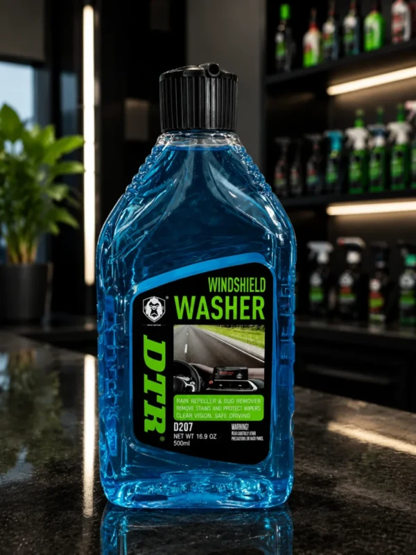DTR Windshield Washer 500ml – Clear Vision Glass Cleaning Fluid