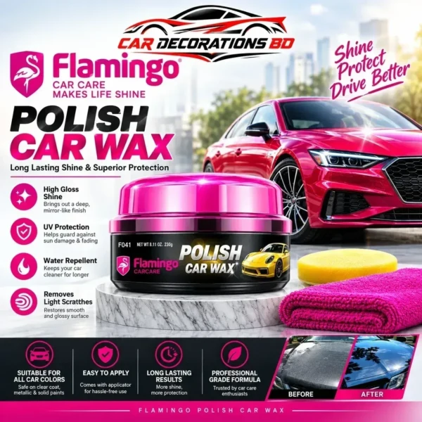 Flamingo Car Polish Wax 230gm