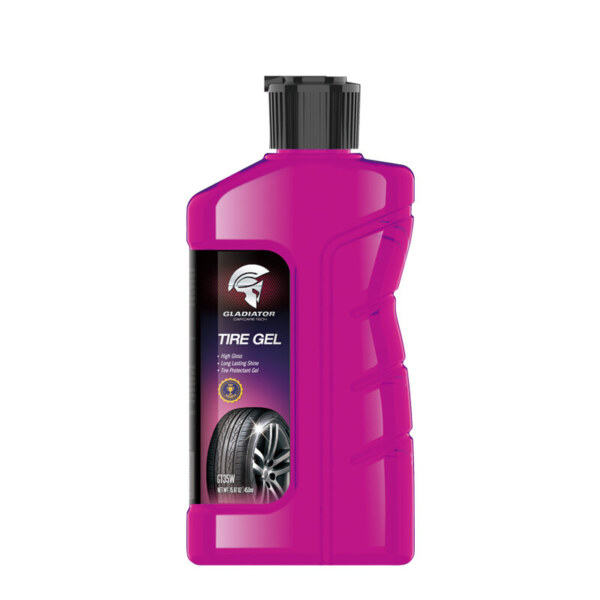 GLADIATOR Tire Gel – Premium Long Lasting Tire Gel Spray for Tire Shine, Gloss & Rubber Protection -450 ml