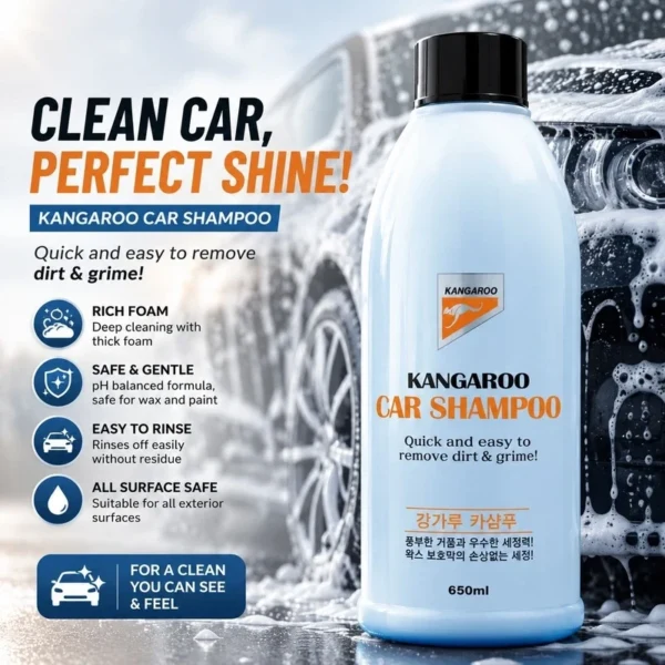 Kangaroo Car Shampoo 650ml