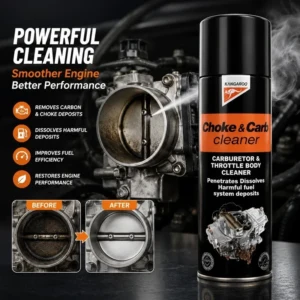 KANGAROO Carb & Choke Cleaner 520ml – Removes Carbon, Gum & Fuel Deposits