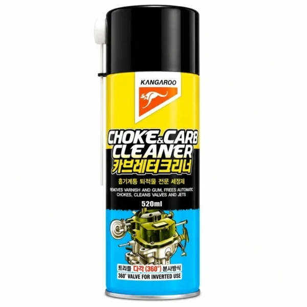 Kangaroo Choke & Carb Cleaner 520ml – Carburetor, Valve & Jet Cleaning Spray
