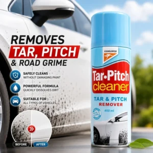 Kangaroo Tar & Pitch Cleaner Spray 400ml – Removes Road Tar, Tree Sap, Bitumen & Asphalt Stains