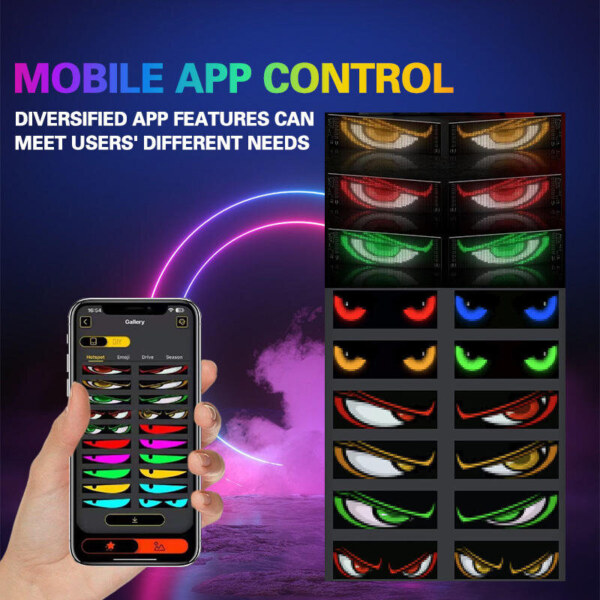 LED Matrix Panel for Car | Smart App Controlled LED Display