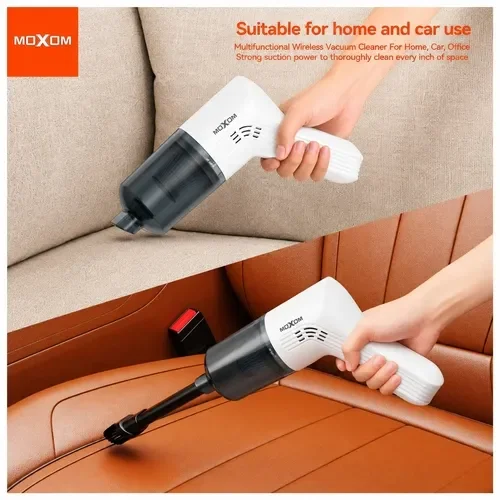 MOXOM MX-VA02 Portable Car Vacuum Cleaner – 4000mAh Rechargeable