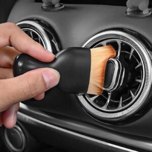 Soft Cleaning Brush for Car Interior with Cover, Air Vent Cleaning, Dashboard Cleaning (Buy 1 get 1 Free)