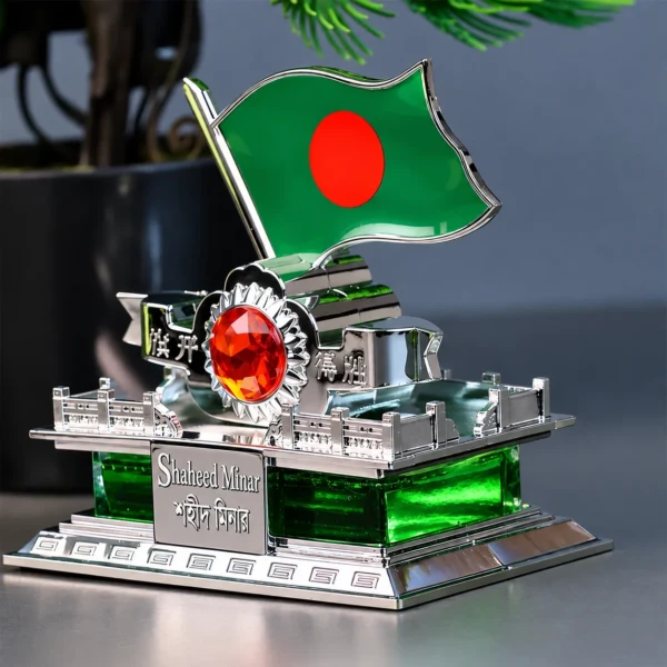Stylish Bangladesh Flag Car Air Freshener – Perfect for Dashboard Display