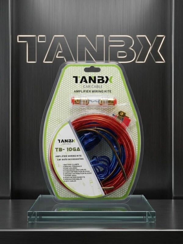 wiring cable · TANBX Tanbx Car Audio Amplifier Wiring Kits 10GA Speaker Cable - Get the Best Performance from Your Subwoofers Red