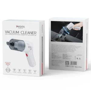 Yesido VC10 Strong Suction Vacuum Cleaner – Perfect for Car, Home & Office Dust Removal