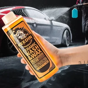 Keedin Ceramic Wash & Wax Car Shampoo – Hydrophobic Shine & Deep Cleaning Formula