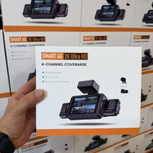 4 Channel 4G Car DVR Dash Cam | 4-Way Video Recording, Live View & Mobile App Control