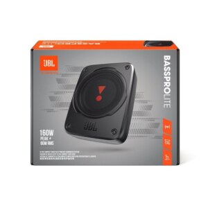 JBL BassPro Lite 160W Car Under Seat Subwoofer | Ideal for Compact Car Audio Systems