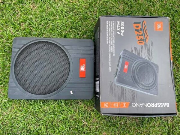 JBL CLUB-D250 BassPro Nano | Car Under Seat Subwoofer with Built-in Amplifier , 8000W Max with Deep Bass