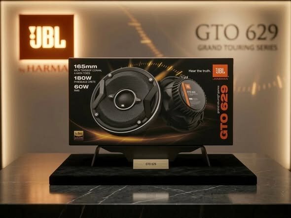 JBL GTO629 Grand Touring Series Car Audio Speaker – High-Performance Sound with 180W Peak Power