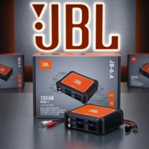 JBL JB-6.4 4 Channel DSP Amplifier – Compact, Powerful Car Audio Upgrade for Clear and Loud Music
