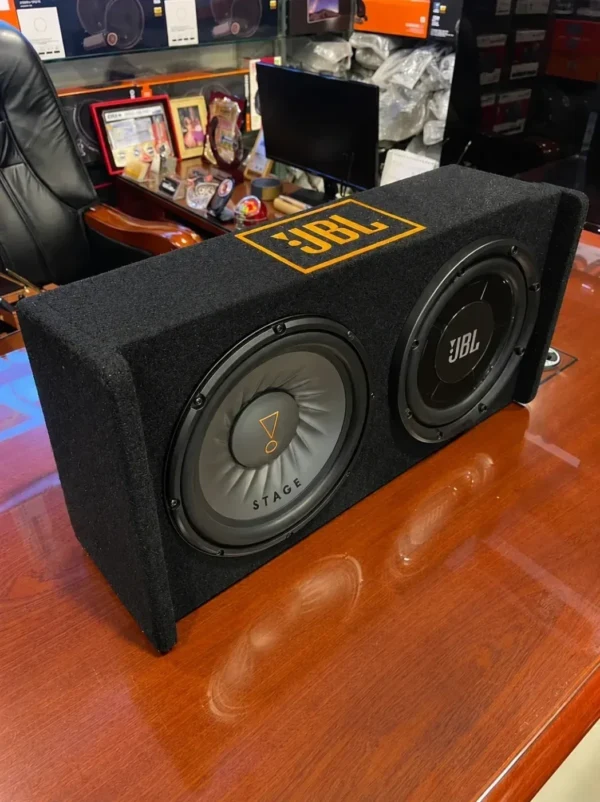 JBL Stage 800 Watts Peak Powered Active Car Subwoofer – Built-In Amplifier System