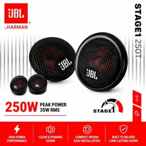 JBL Stage1 250T 1 Inch Edge-Driven Silk Dome Car Tweeter