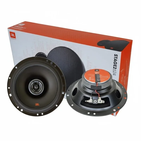 JBL Stage2 624 6.5" Coaxial Car Speaker – Powerful 240W Sound with Deep Bass & Crisp Highs