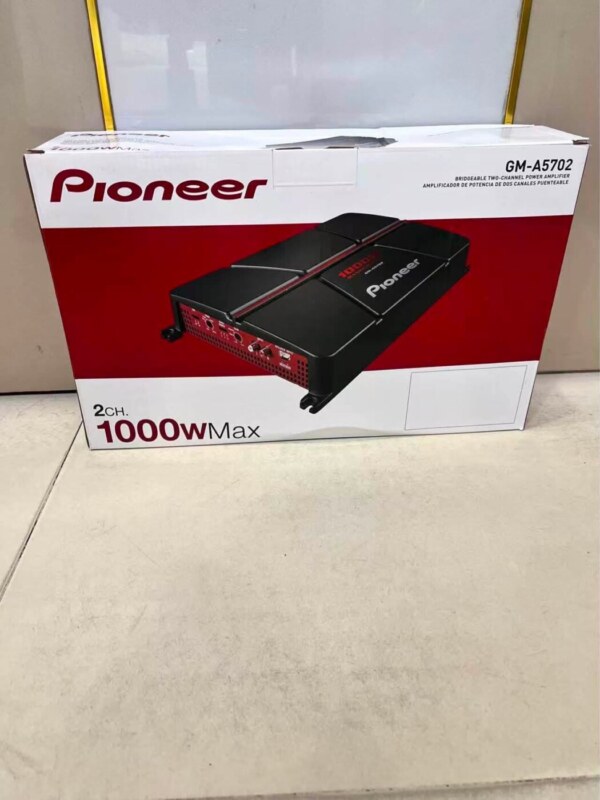 Pioneer GM-A5702 – Powerful 1000W 2-Channel Bridgeable Car Audio Amplifier