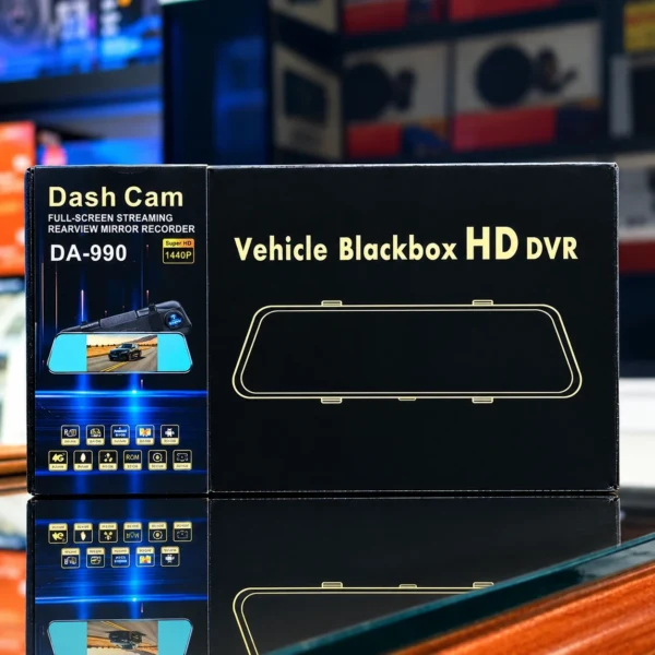 Vehicle Blackbox HD DVR DA-990 Android 8.1 4G Mirror Dash Cam