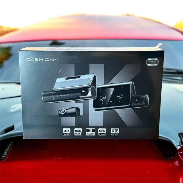 X8 4K AHD Smart Dash Cam System Ultra 4K Front + AHD Rear with BSD Blind Spot Detection, ADAS & Wi-Fi